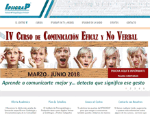 Tablet Screenshot of institutopsicografologia.com
